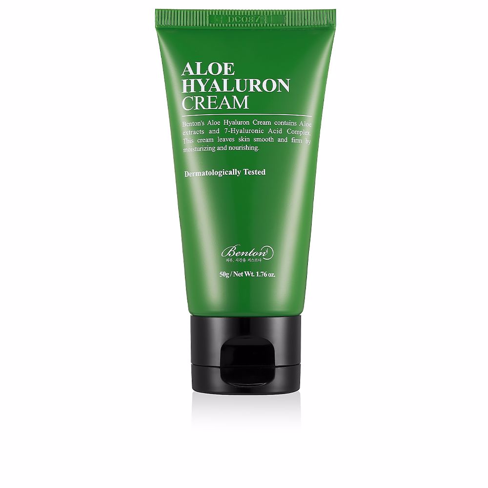 50 g jar of lightweight aloe and hyaluronic face cream, pale green label