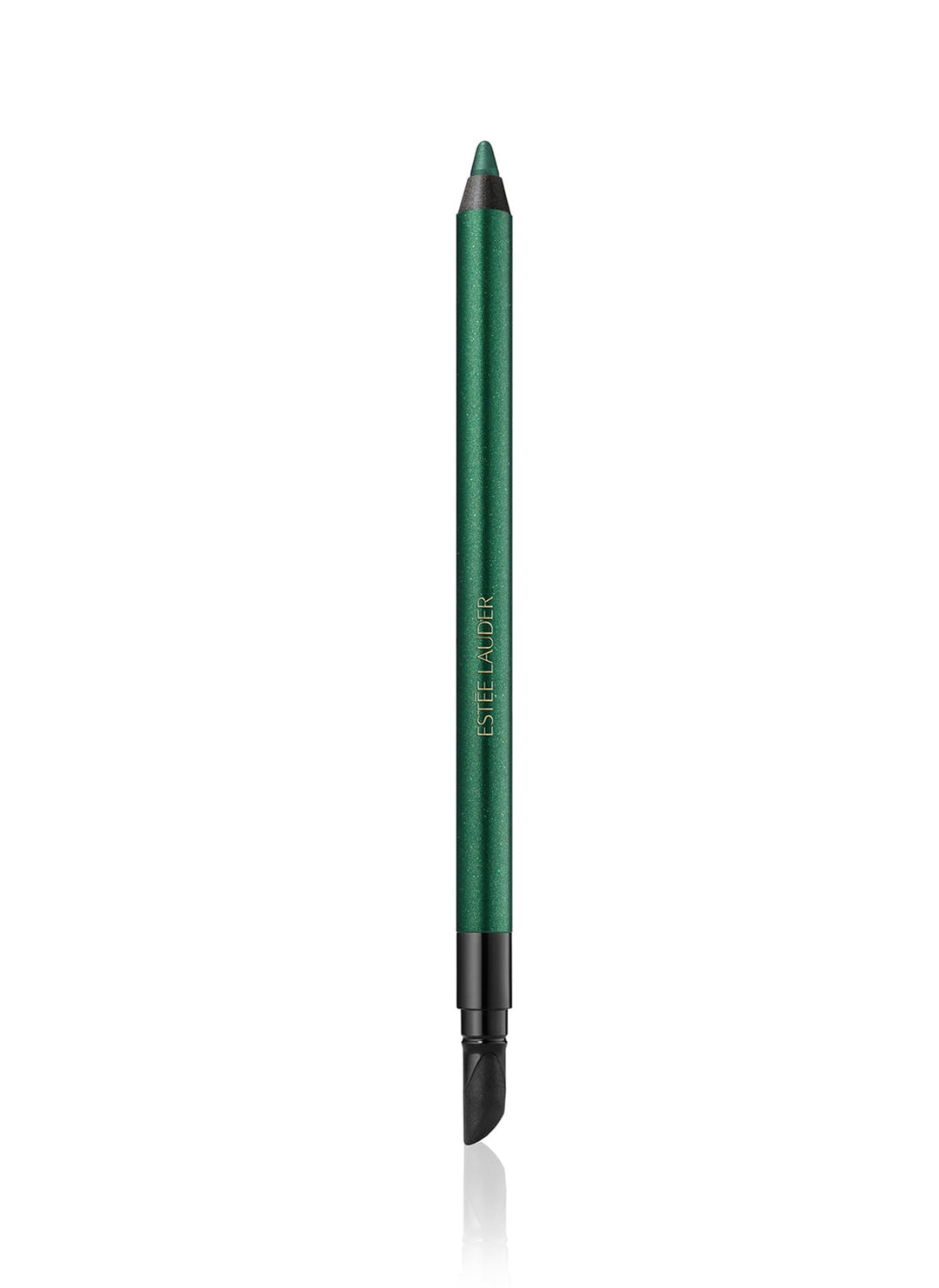 Dual‑ended emerald gel eye pencil with smudger, 1.2 g, waterproof
