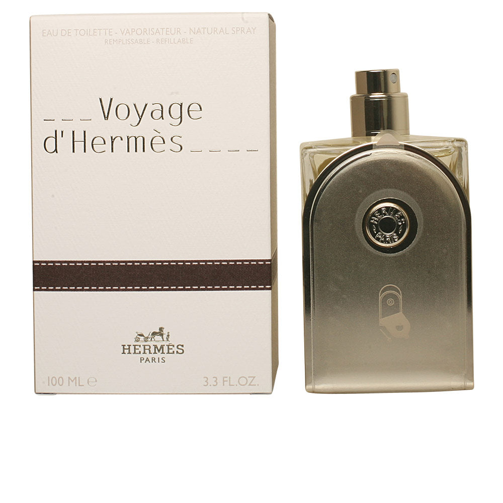 Clear glass 100 ml woody-citrus eau de toilette bottle with nomadic design