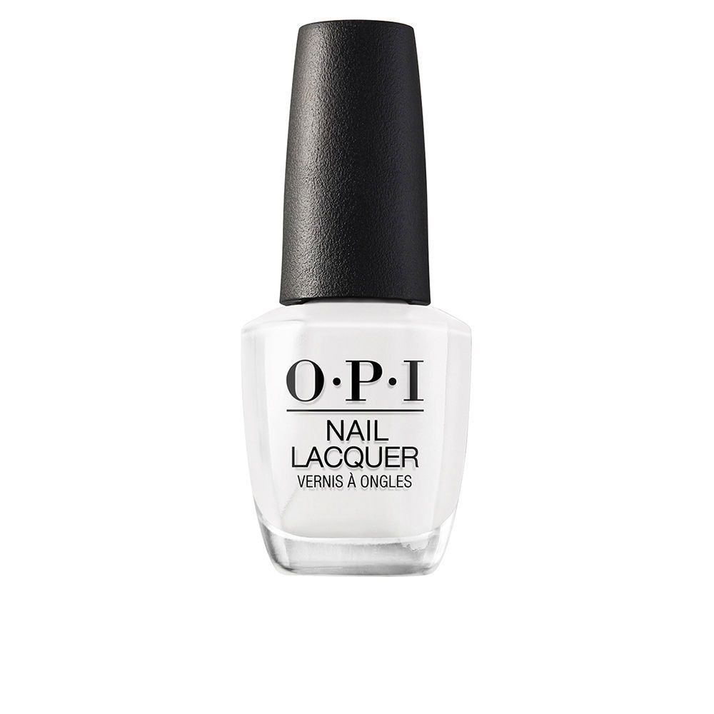 15 ml pure white cream nail lacquer with wide brush, Alpine Snow shade