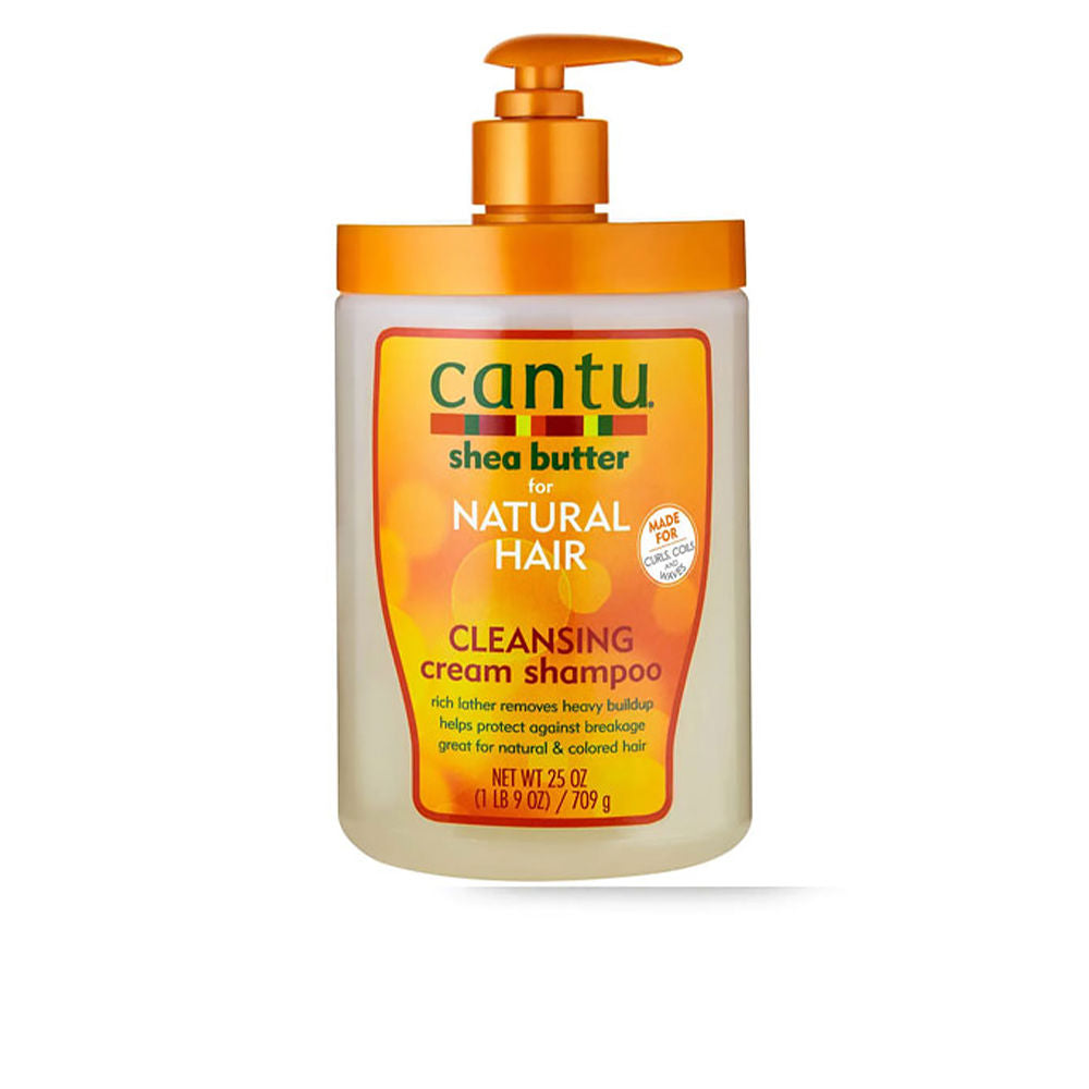 709 g tub of cream shampoo with shea butter for dry, curly hair
