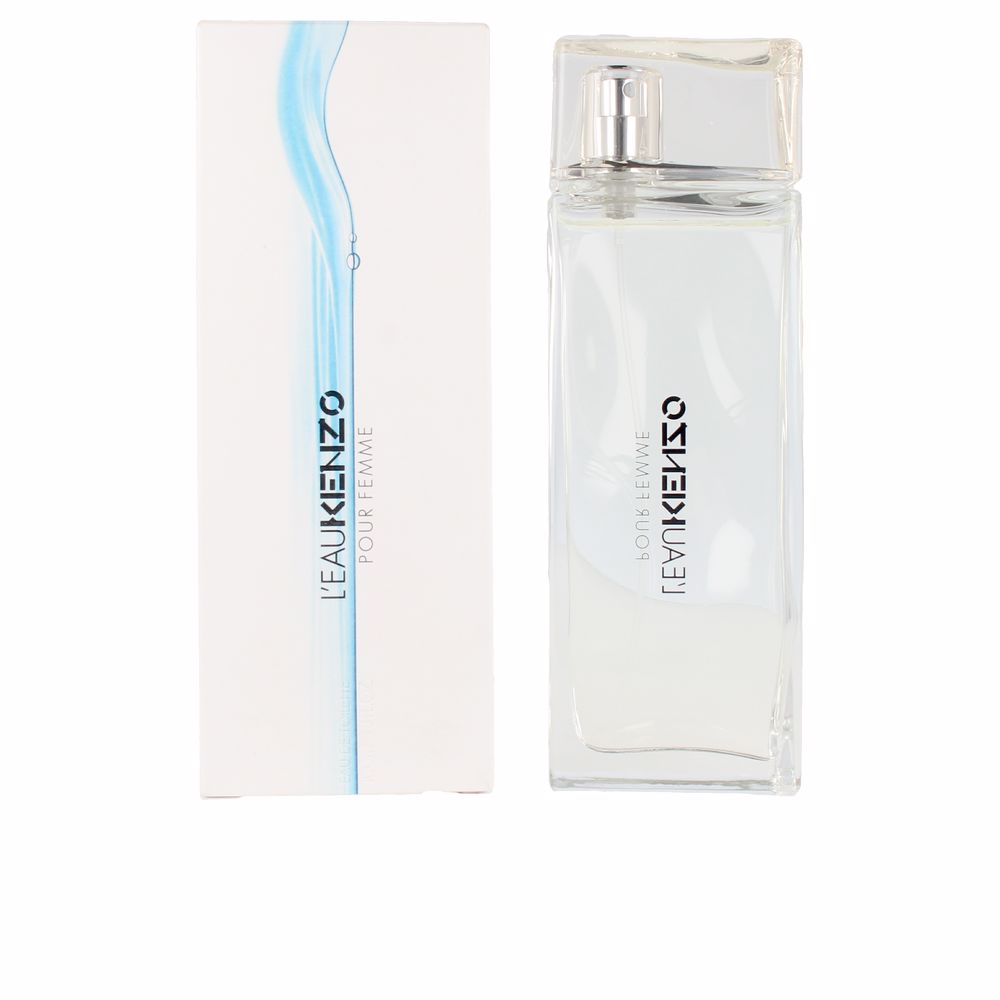 30 ml eau de toilette in clear sculpted glass flacon with wave texture