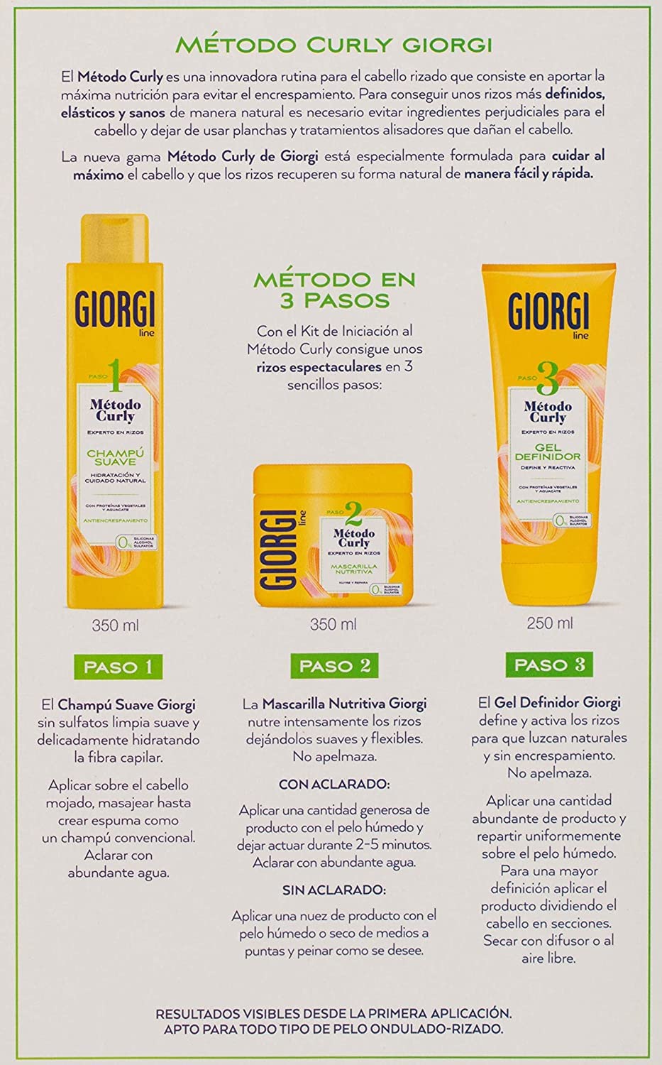350 ml hair mask container for curly hair with avocado and plant proteins