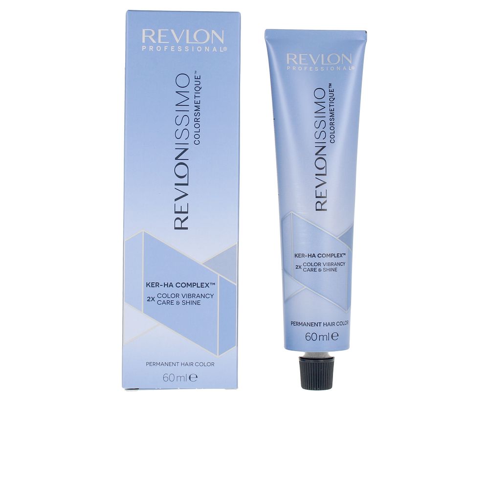 Tube and developer for permanent 6 Dark Blonde hair colour, 60 ml, hyaluronic and soy enriched