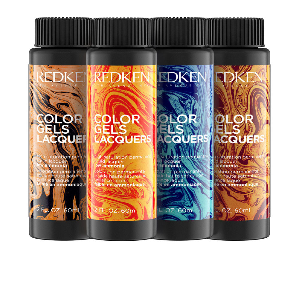 Three 60 ml stone 6NA gel lacquer bottles for Unisex permanent hair colour