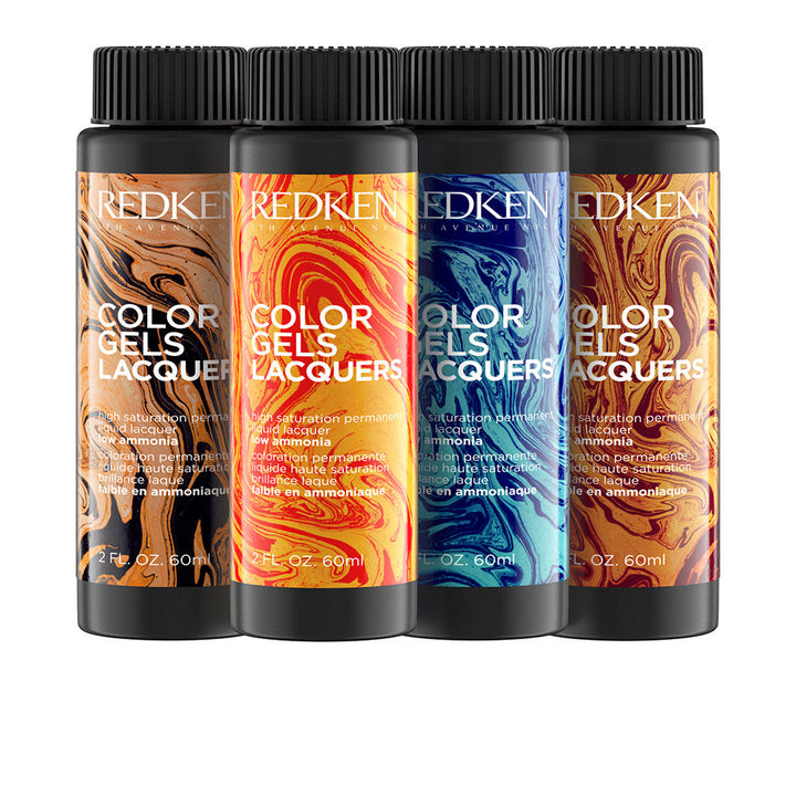 Three 60 ml stone 6NA gel lacquer bottles for Unisex permanent hair colour