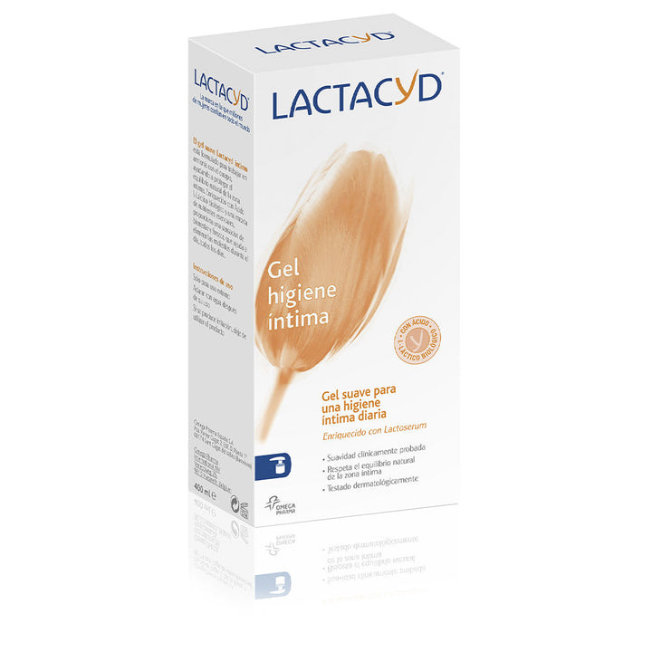 400 ml dispenser bottle of gentle lactic acid intimate wash for Unisex daily use