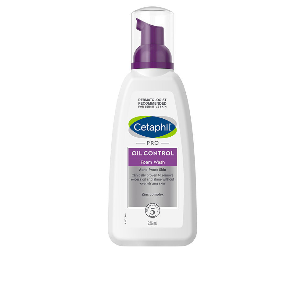 Pump foaming face wash bottle, 236 ml, for acne‑prone Unisex skin