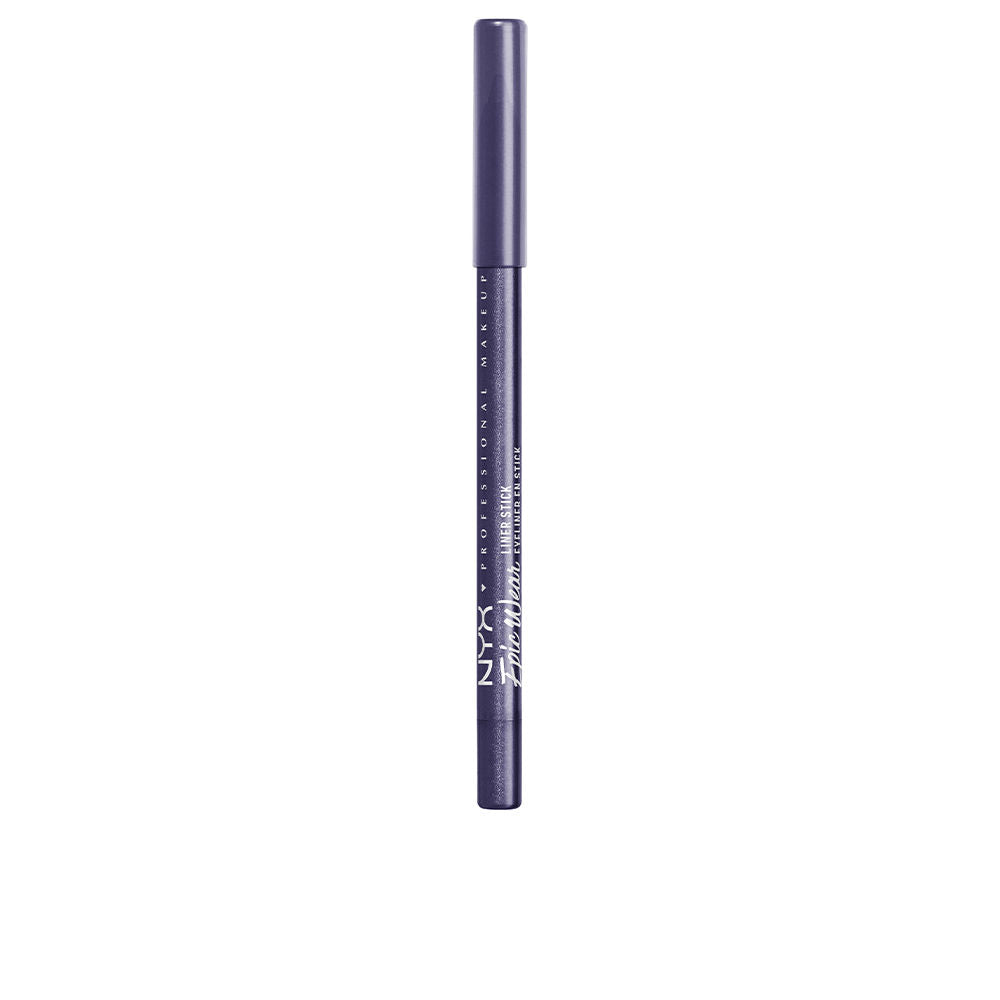 Slim violet eyeliner pencil with metallic sheen, 1.22 g, waterproof