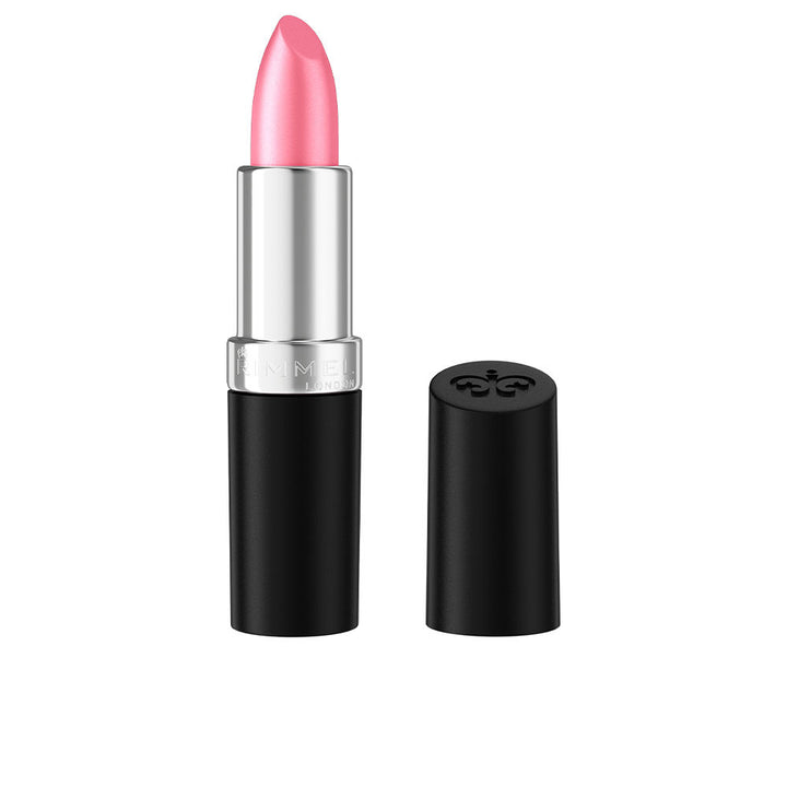 Iced Rose shimmer lipstick bullet, warm pink cream finish, 18 g tube