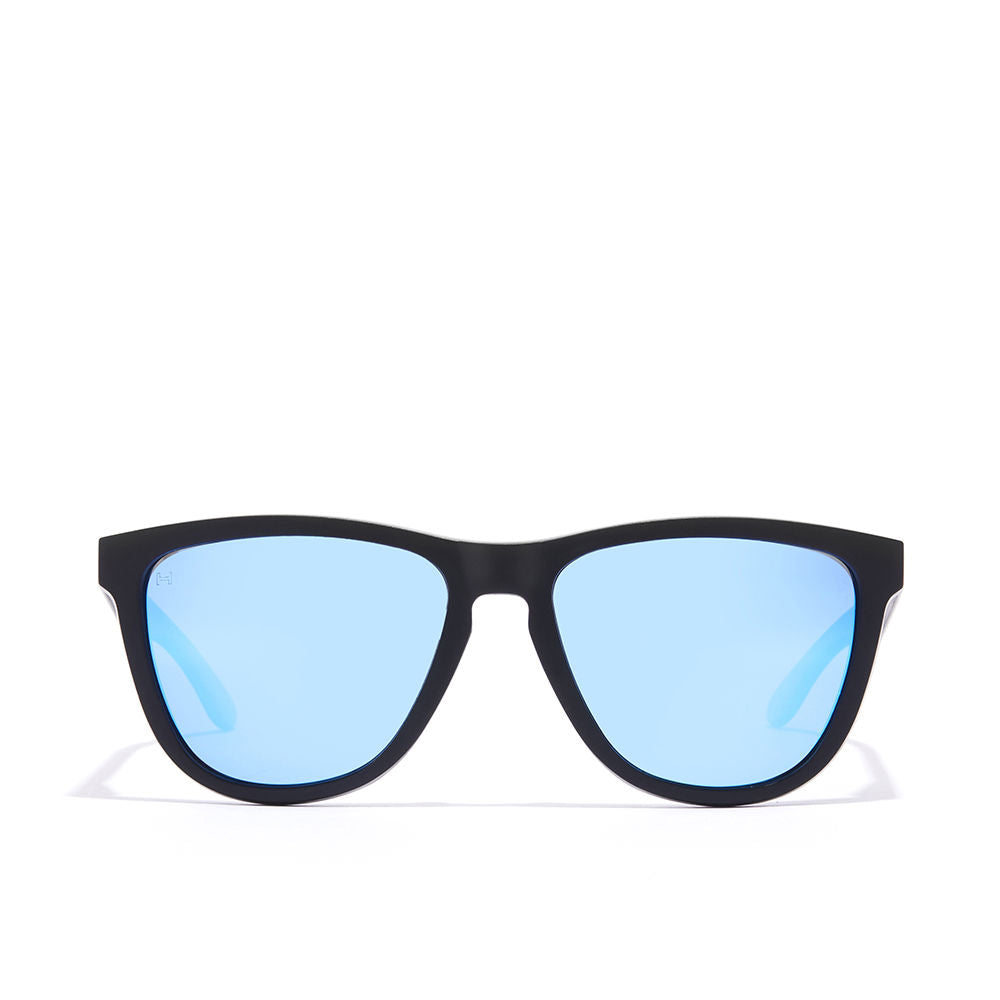 Black square nylon sunglasses, Unisex, 55.7mm lenses, 17mm bridge