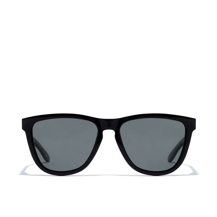 Diamond black square acetate sunglasses, polarised lenses, Unisex, 55.7 mm
