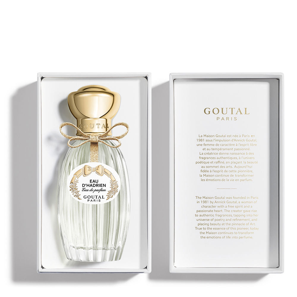 Glass bottle of citrus-cypress eau de parfum, 100 ml, Unisex scent