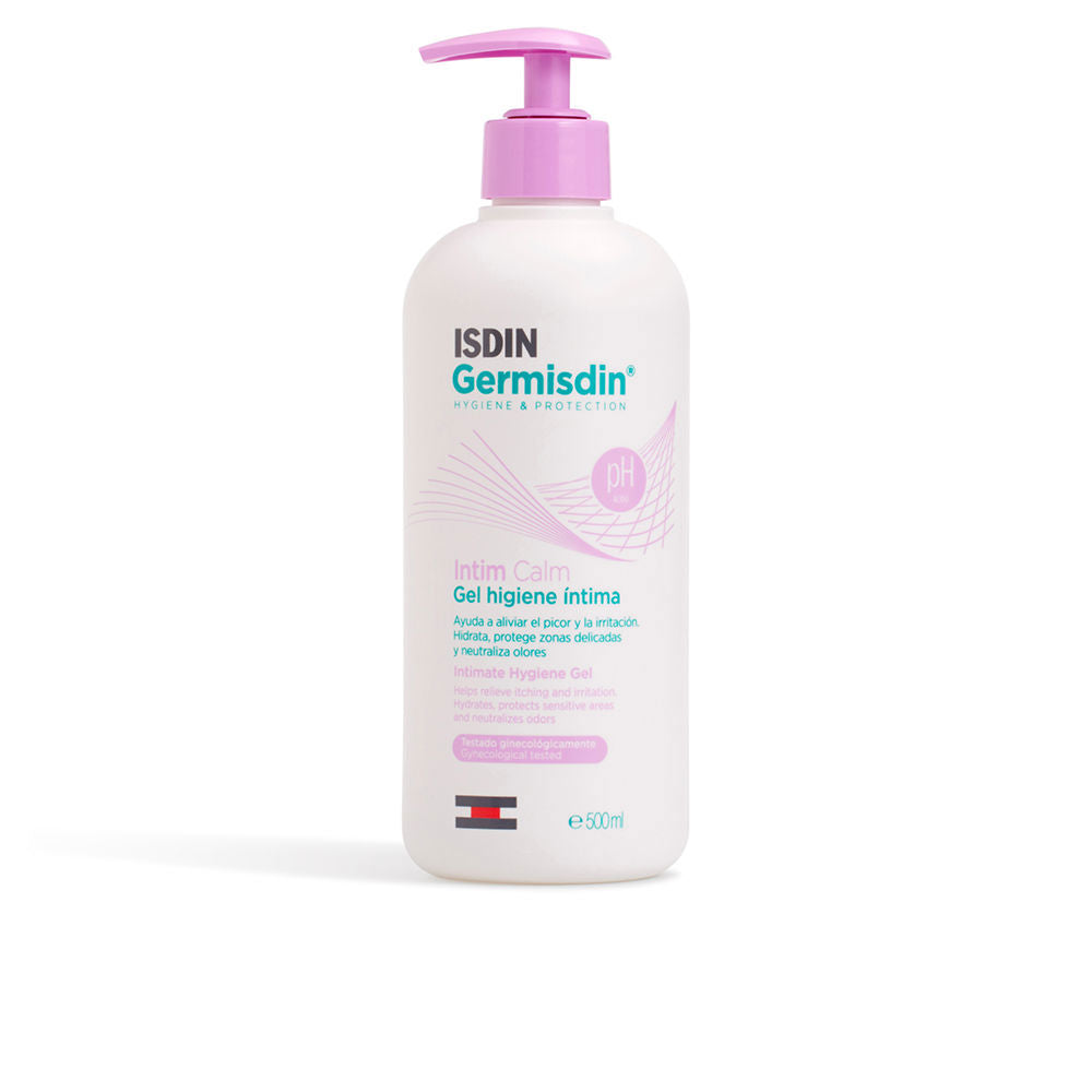 Clear 500 ml pump bottle of intimate syndet gel, pH‑balanced daily wash for Women