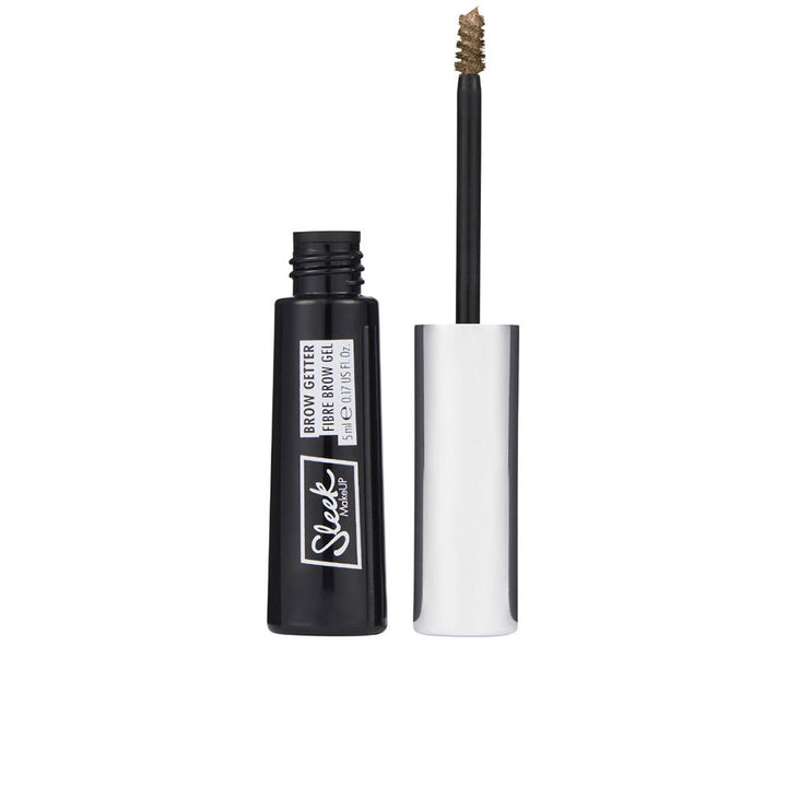 Tube of tinted brown fibre brow gel with spoolie brush, 5 ml, Unisex