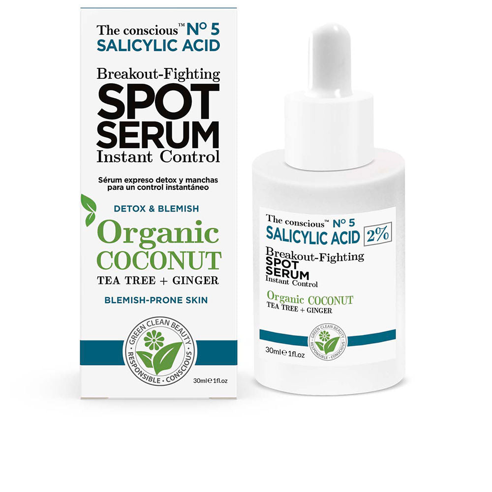 30 ml amber serum bottle with pipette; anti-blemish formulation details