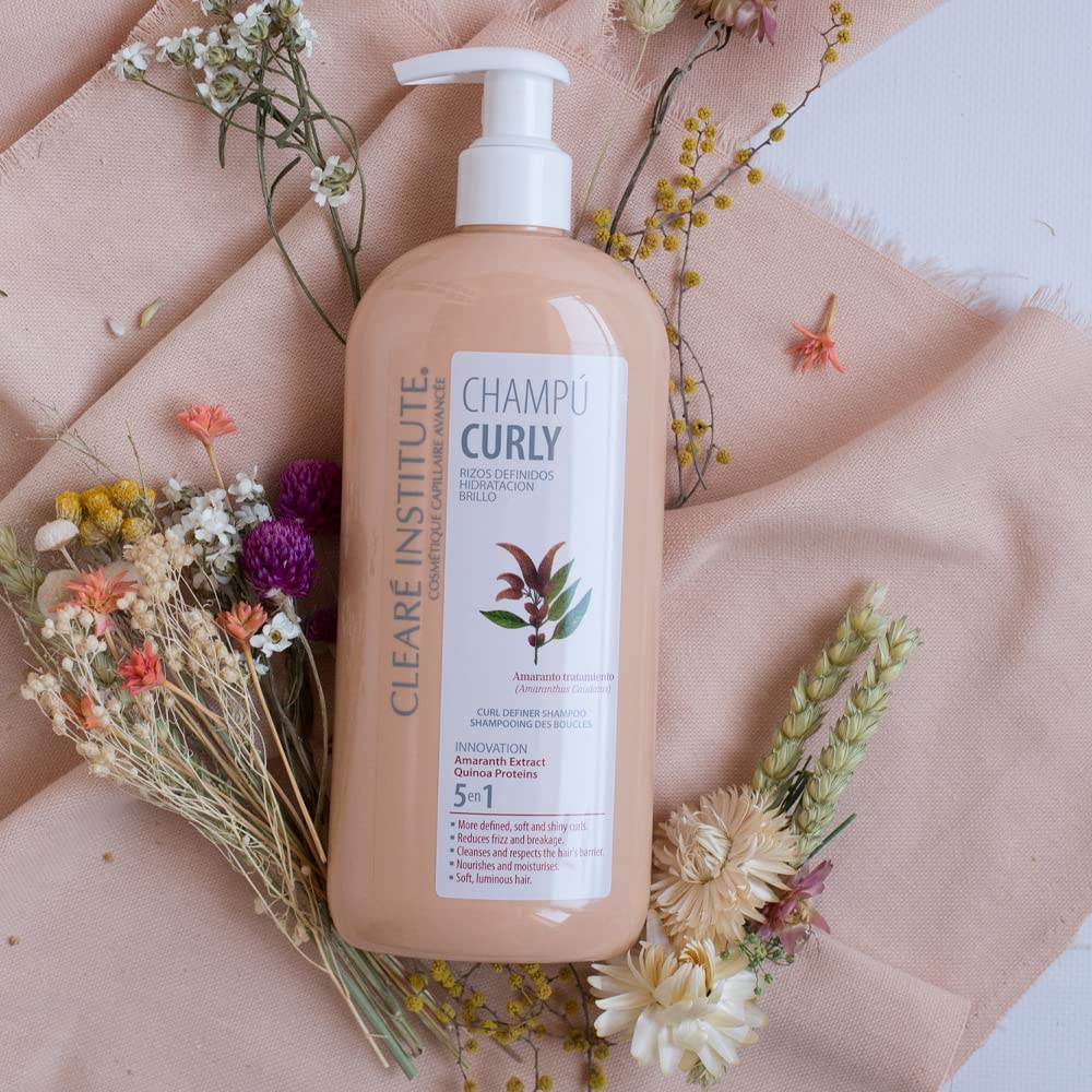 400 ml bottle of curl-defining nourishing shampoo for Unisex curly hair