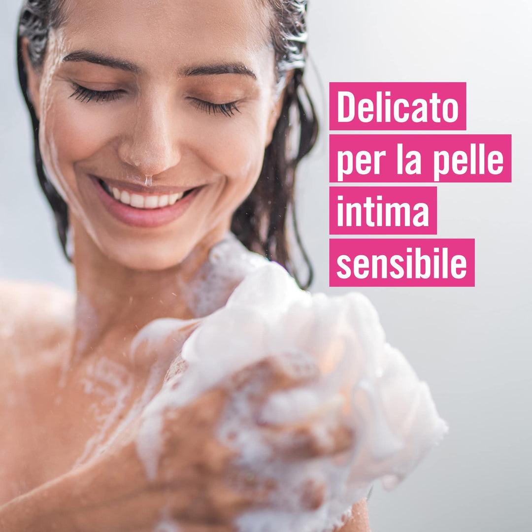 500 ml clear gel bottle for Women, gentle geranium scented intimate wash