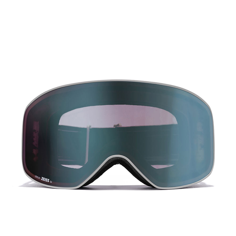 Hawkers Matte black large single-lens ski goggles with curved lens, foam nose padding and branded text
