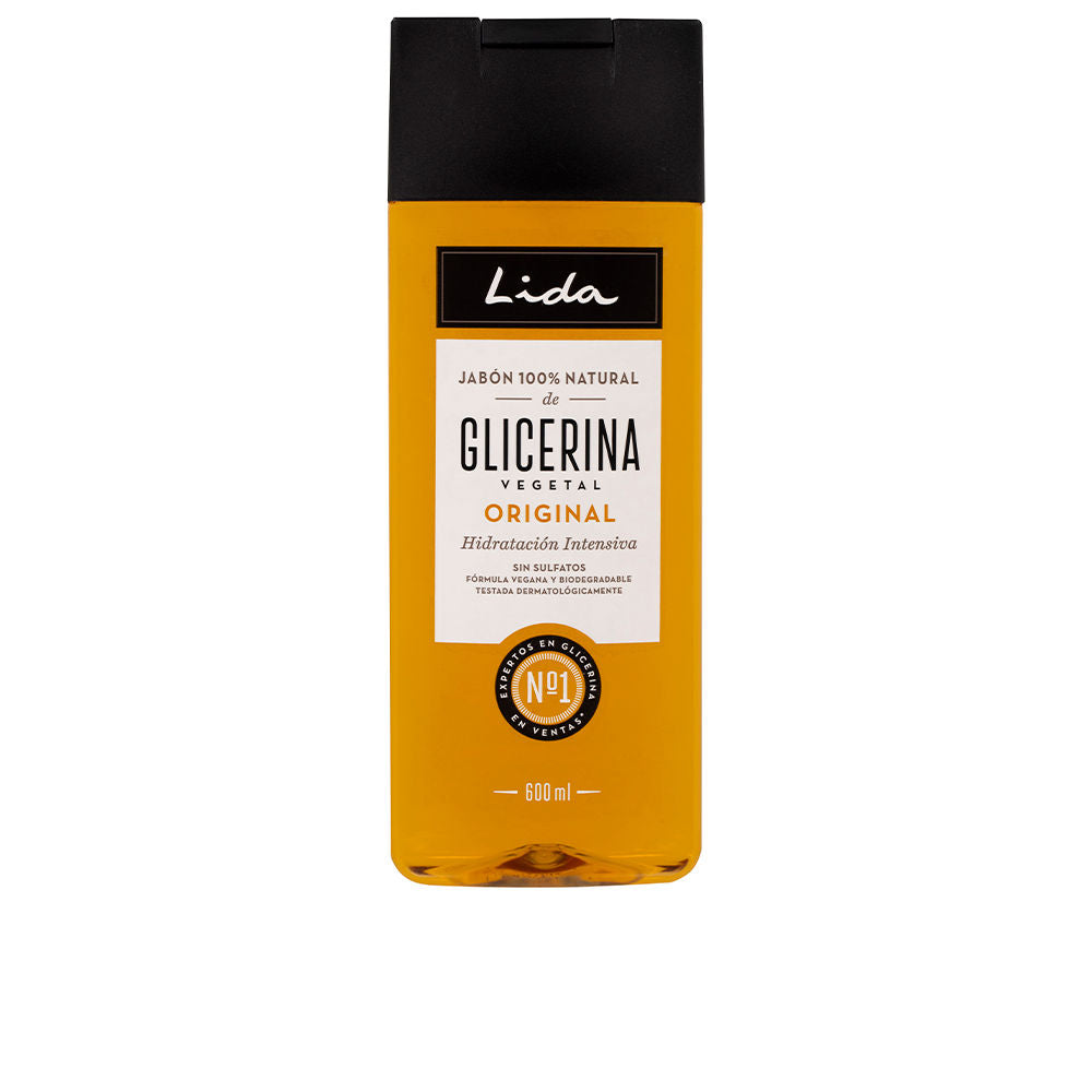 600 ml bottle of glycerin and oat liquid soap, Unisex, gentle formula