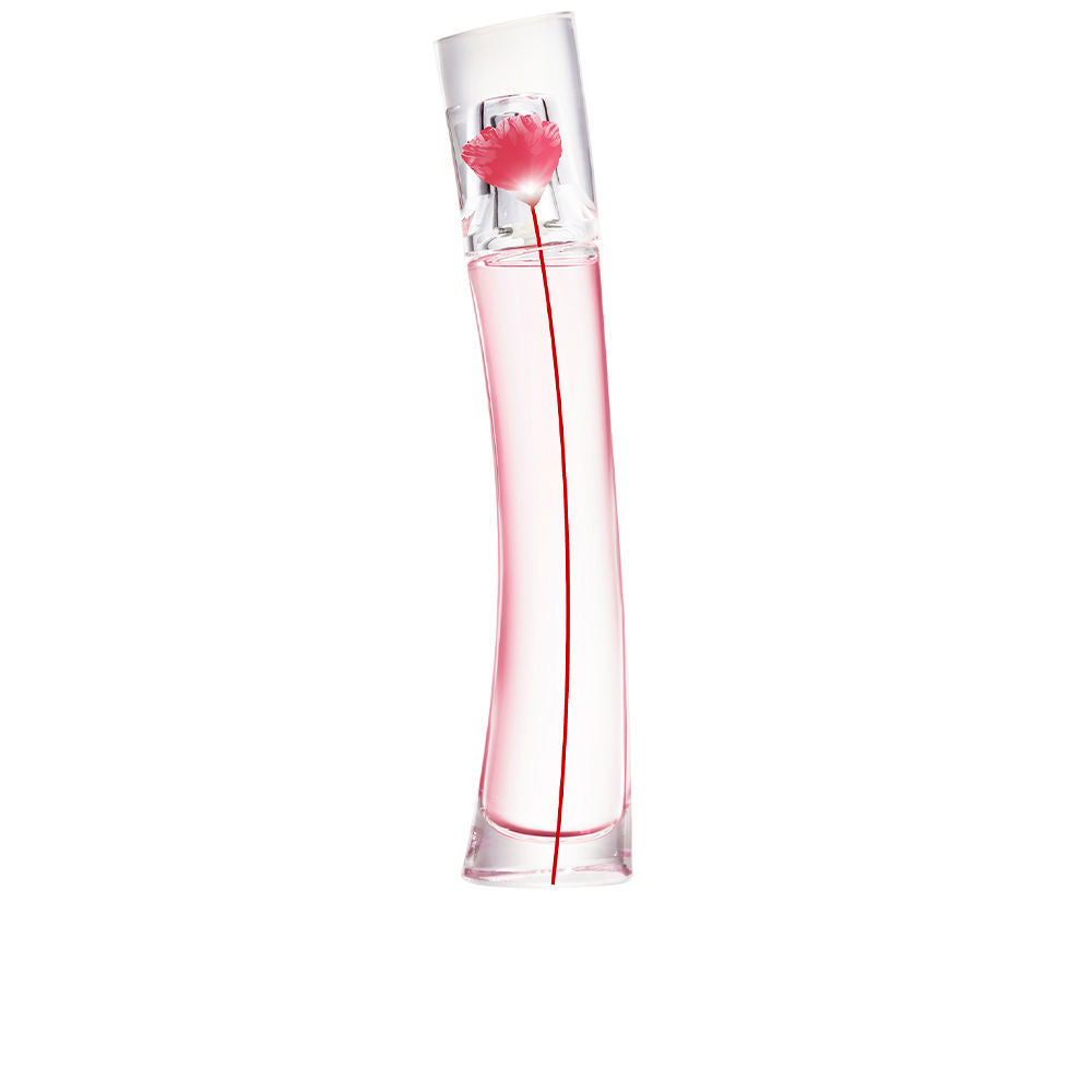 Glass 30 ml floral-citrus perfume bottle, clear liquid, minimalist label