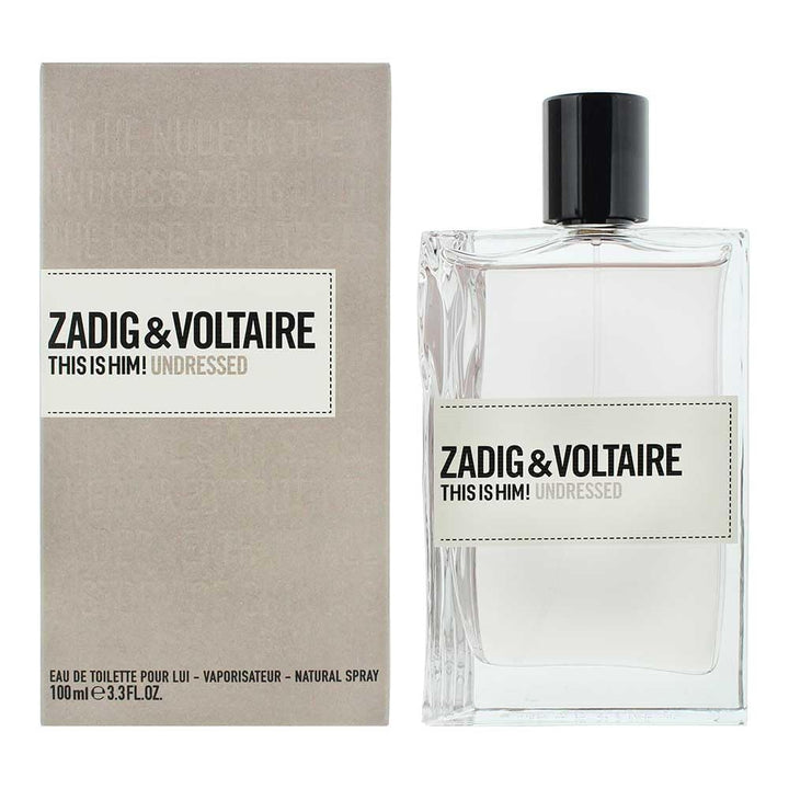 100 ml clear bottle, woody-spicy eau de toilette for Man