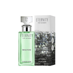 Sea‑foam lacquered glass bottle, silver cap, 100 ml eau de parfum for Women