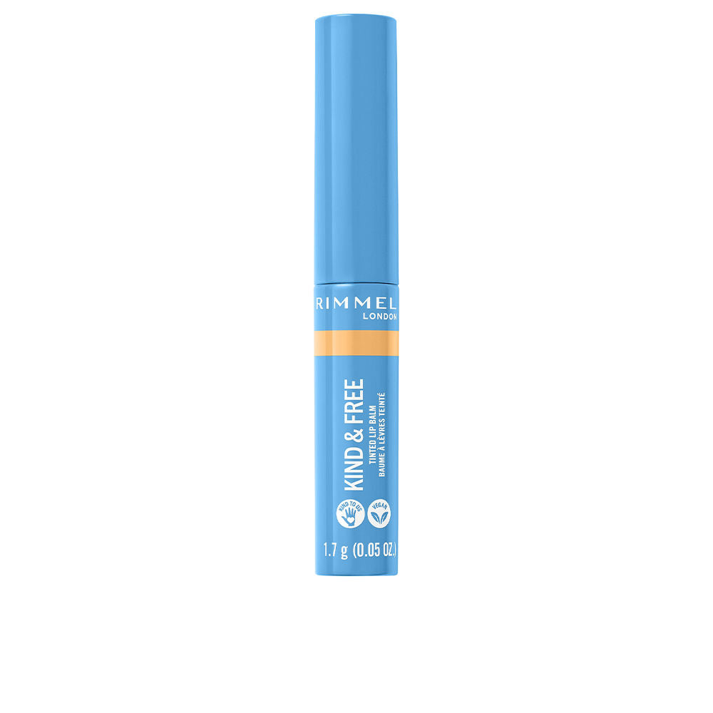 Tinted lip balm tube, sheer coconut-wax formula, 1.7 g, Unisex