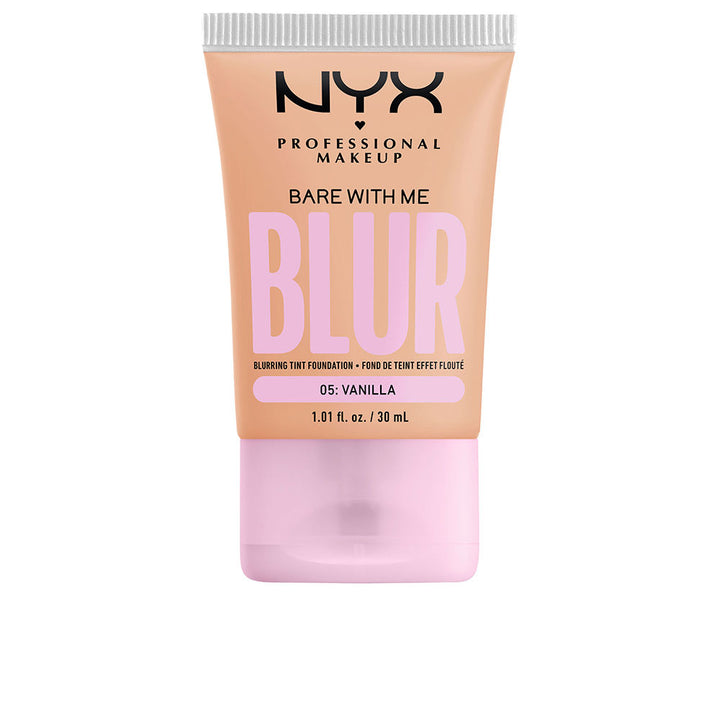 30 ml liquid foundation bottle, shade 05 Vanilla, medium coverage, natural finish