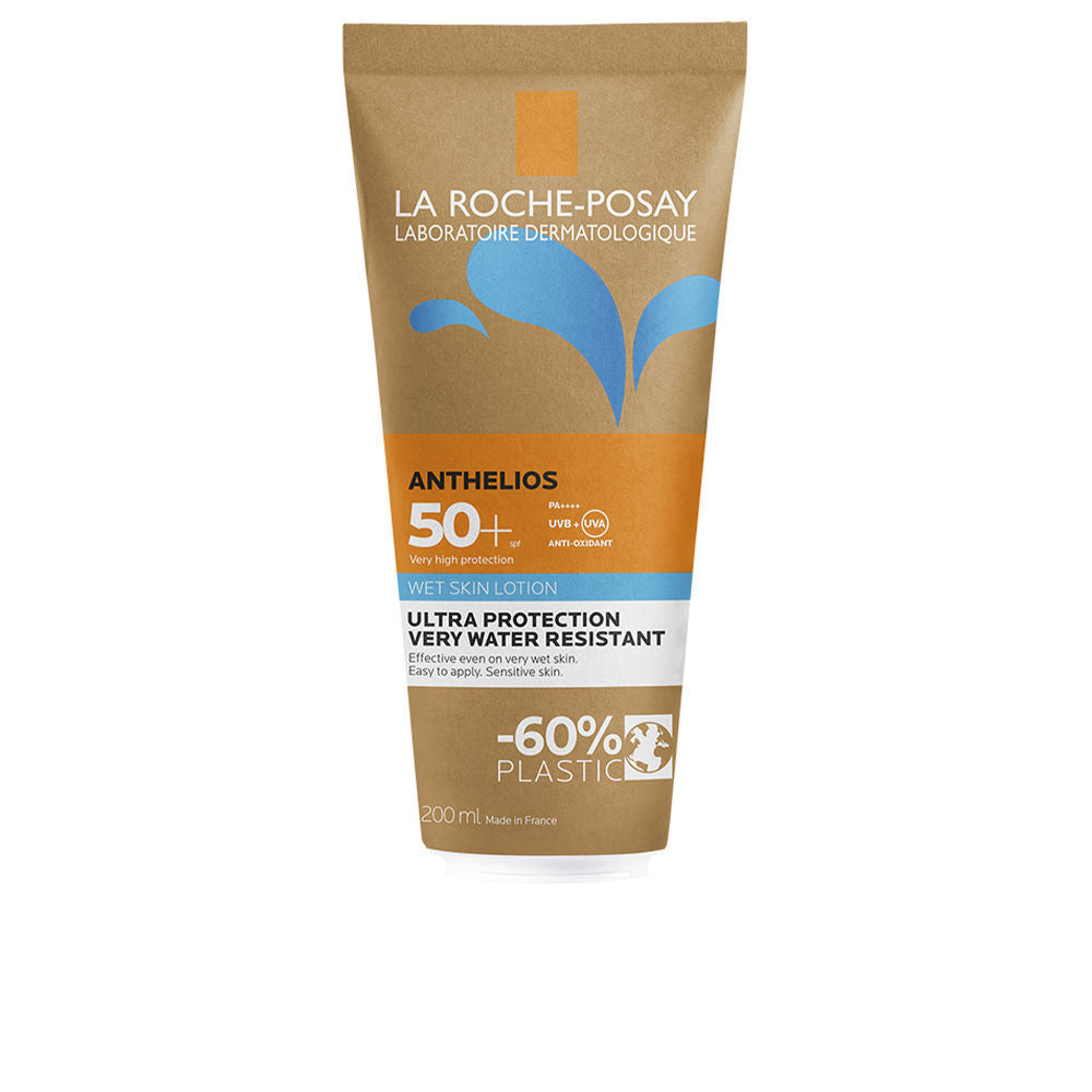 200 ml recyclable eco‑tube body sunscreen SPF50+, lightweight lotion for sensitive Unisex skin
