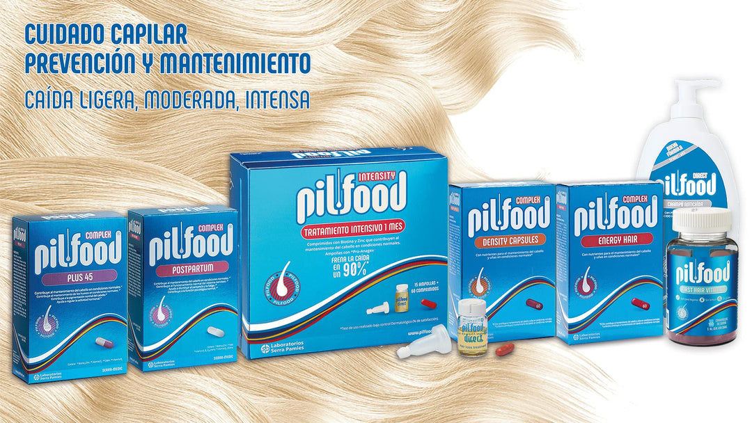 Bottle of 120 unisex hair supplement capsules, ingredient list visible
