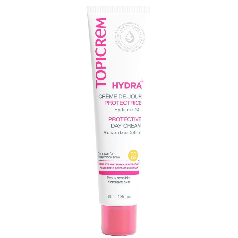 40 ml lightweight SPF50 cream tube, fragrance-free postbiotic formula for Unisex skin