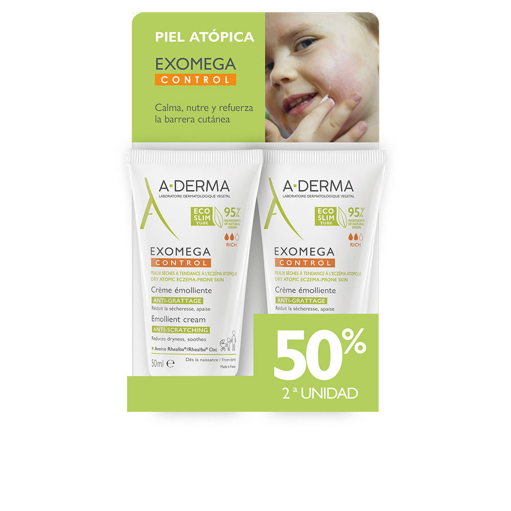 Tube of A-Derma fragrance-free soothing daily cream for baby and sensitive skin