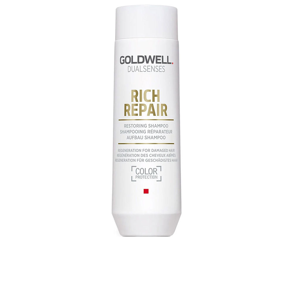 250 ml bottle of Rich Repair reconstructing shampoo for dry, colour‑treated hair, Unisex