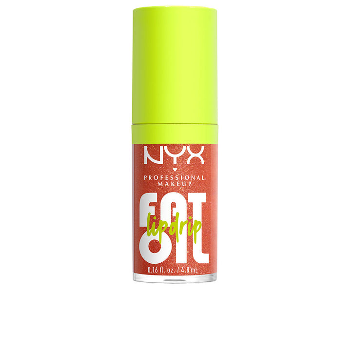 Small lip oil tube with doe-foot applicator; sheer brown gloss, 4.8 ml