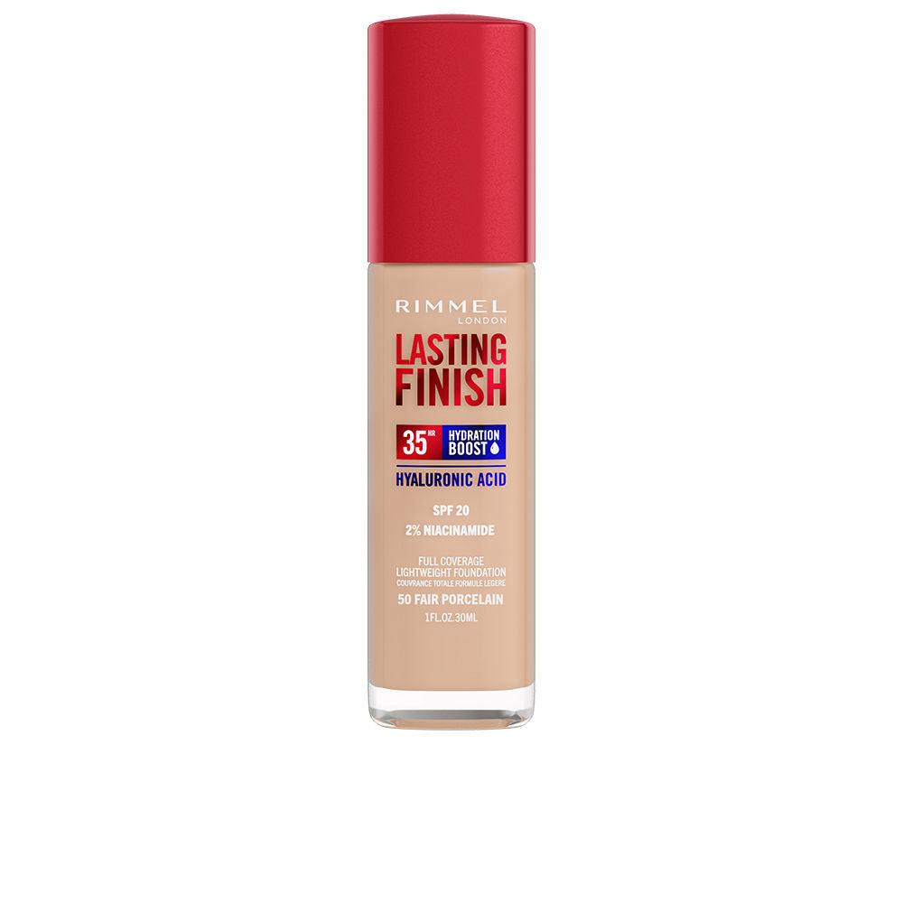 30 ml pump bottle of hydrating long-wear foundation in shade 050 Fair Porcelain