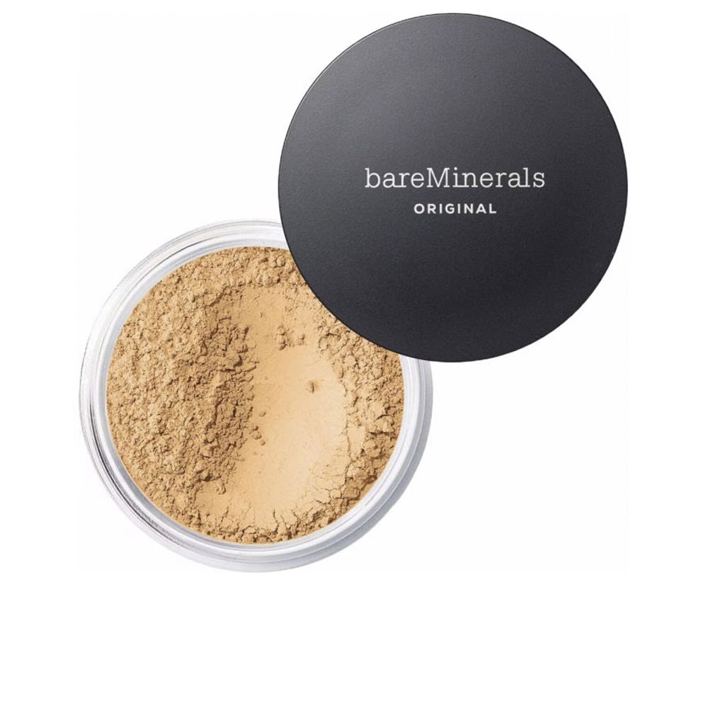8 g jar of loose mineral powder foundation in Golden Medium, SPF 15, Unisex