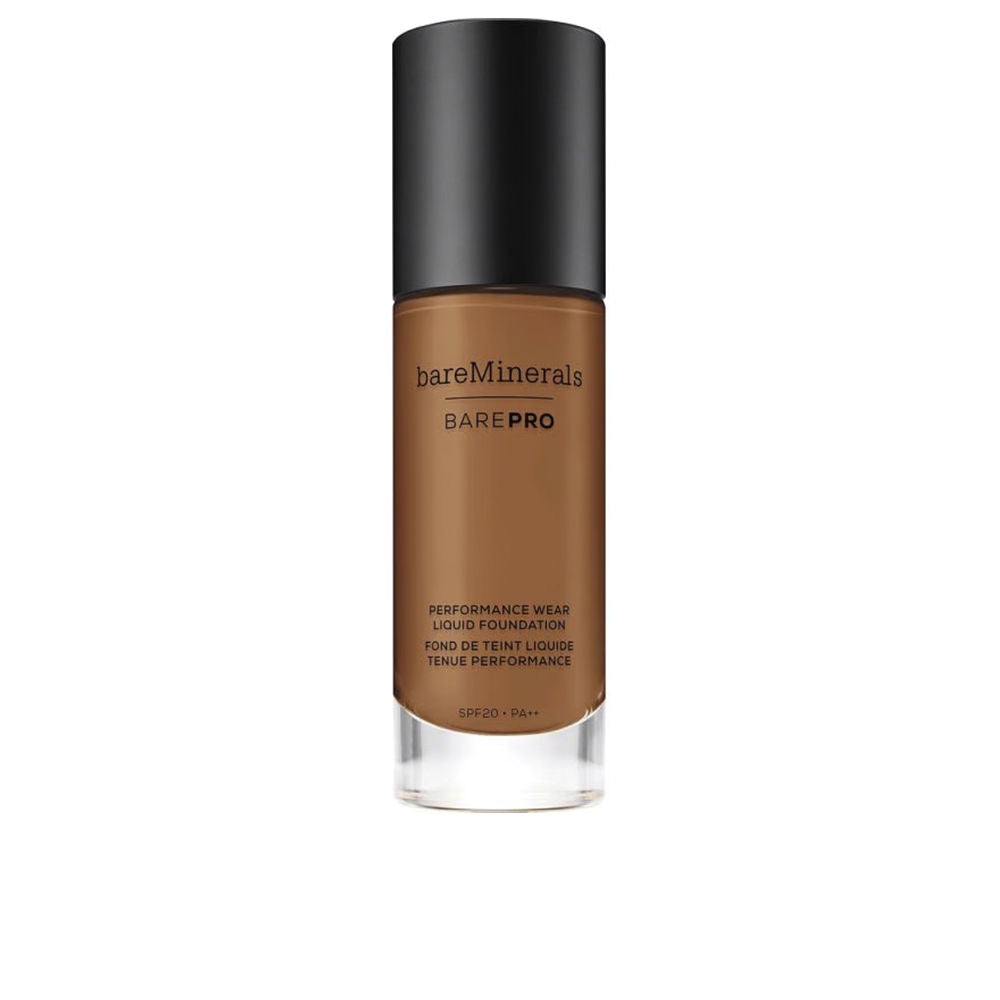 30 ml bottle of liquid matte foundation in Maple shade, pump dispenser