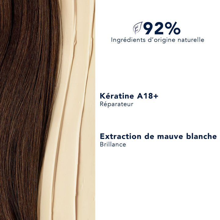 250 ml clear gel shampoo bottle for damaged hair, hydrating repair