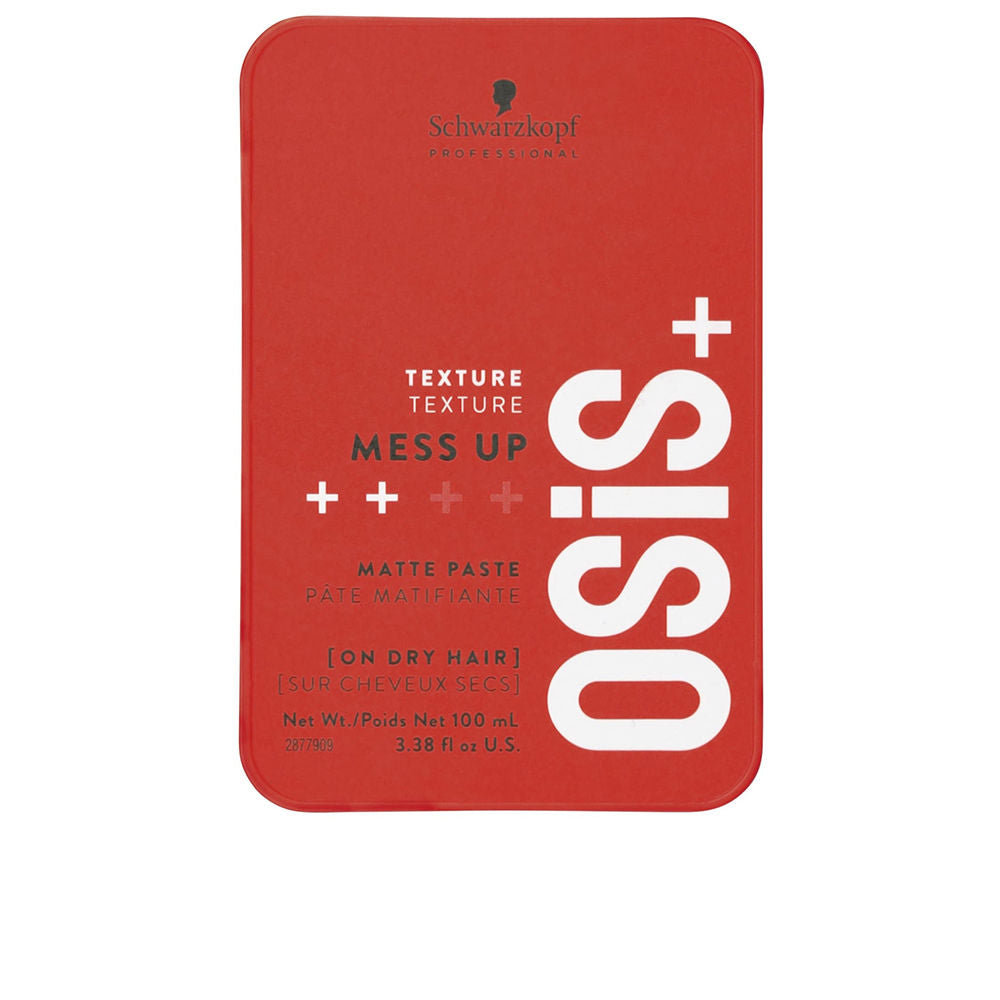 100 ml matte texturising hair paste in compact tin, wax‑based, Unisex styling product