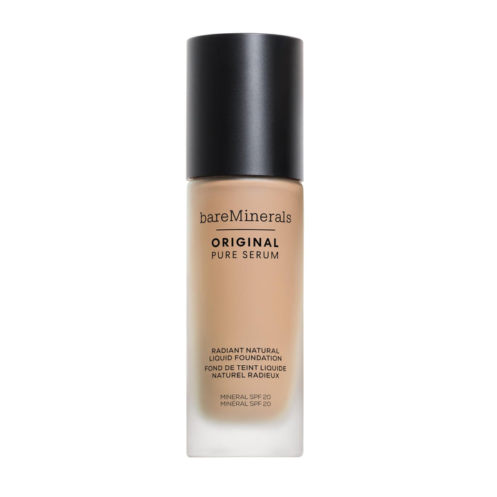 30 ml pump bottle of lightweight serum foundation in Light Neutral 2, sheer luminous finish