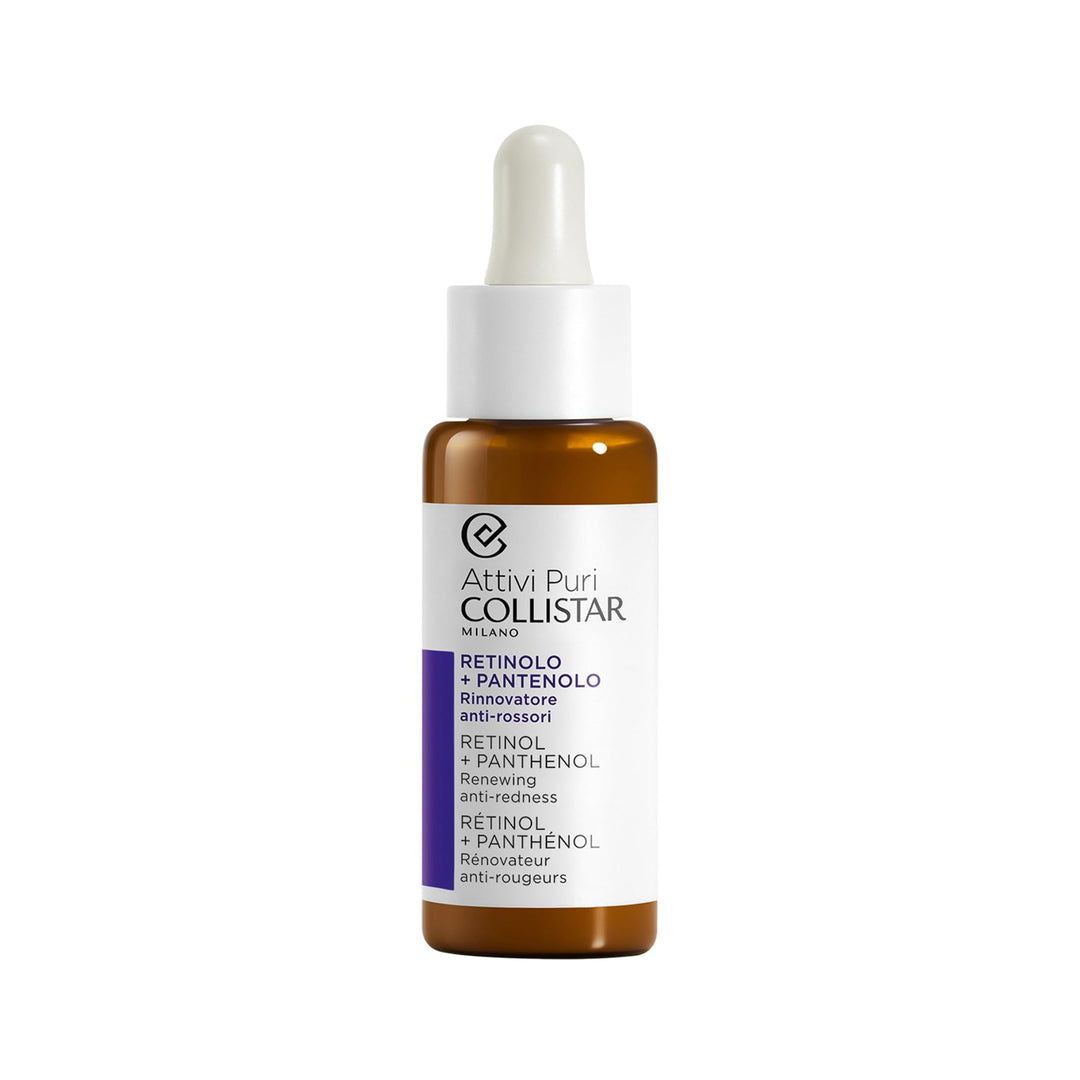 30 ml clear pump serum bottle; retinoid serum for sensitive skin