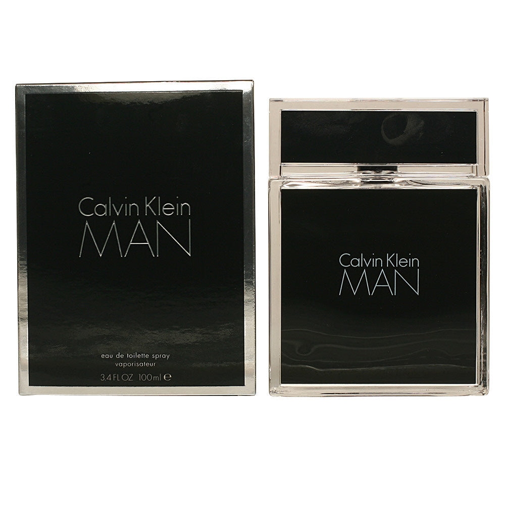 Matte black square bottle of woody-spiced Eau de Toilette, 100 ml