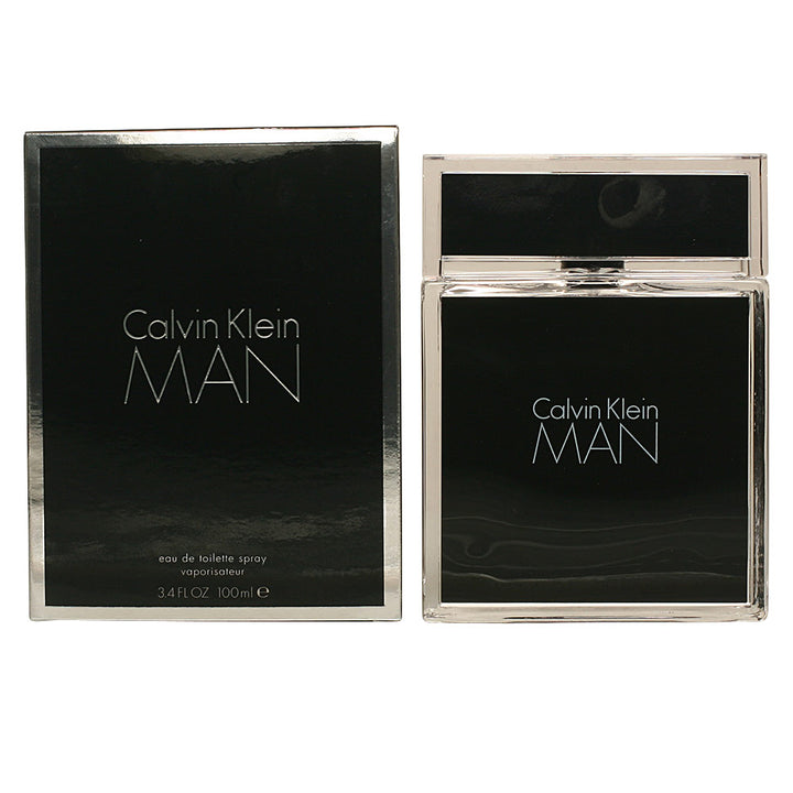 Matte black square bottle of woody-spiced Eau de Toilette, 100 ml