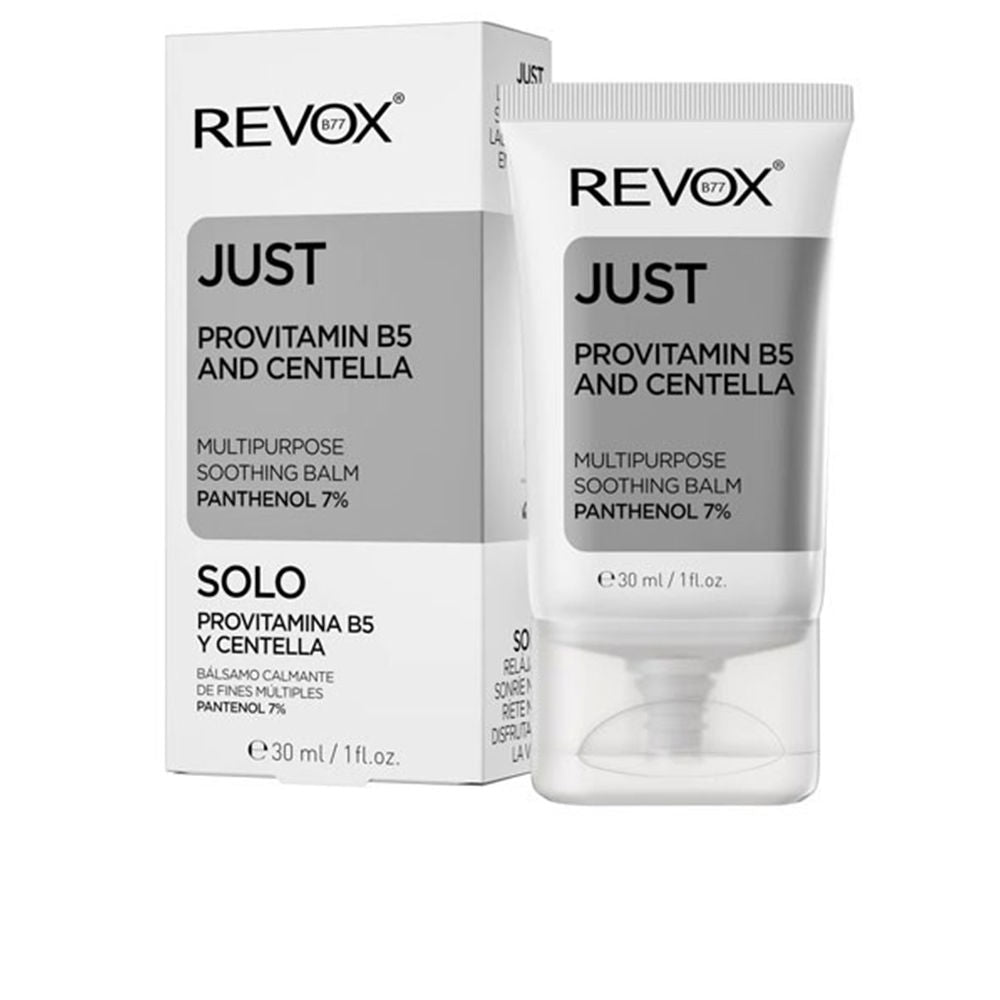 30 ml soothing balm jar; creamy texture, calming formula with Centella