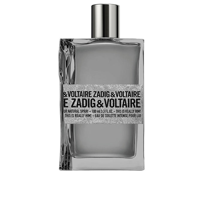 50 ml silver-toned eau de parfum bottle, woody-oriental fragrance for Man