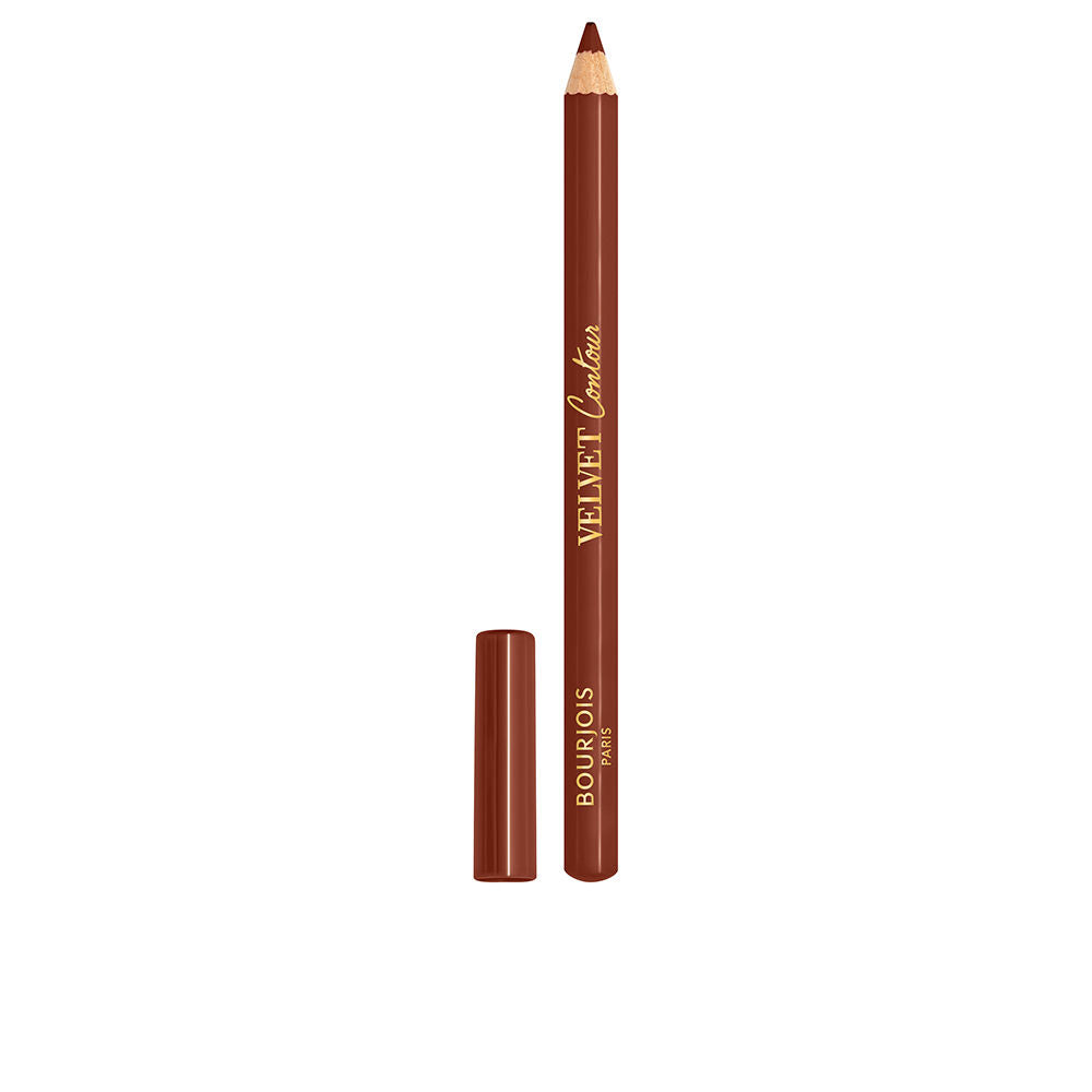 Creamy matte lip liner pencil, 1.14 g, warm neutral shade, slim wooden pencil