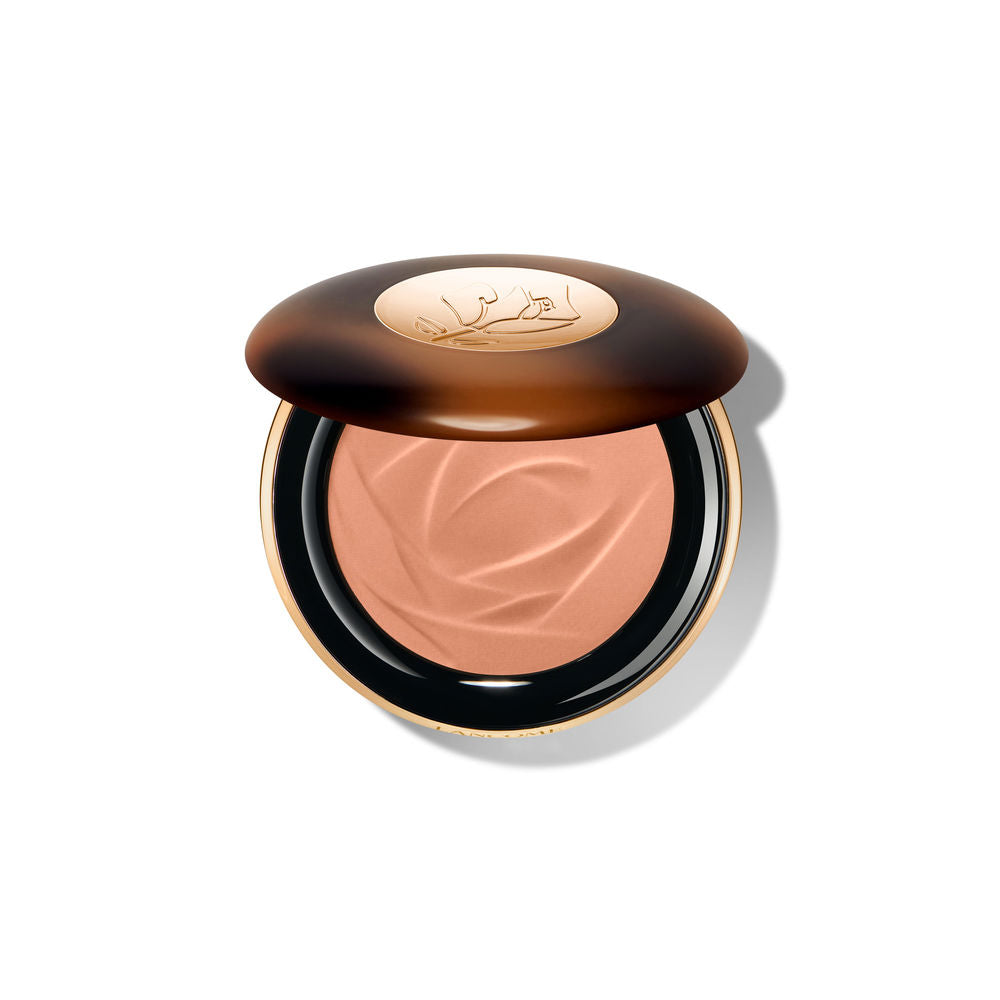 Compact matte bronzer with serum-infused powder, 10 g, warm neutral shade
