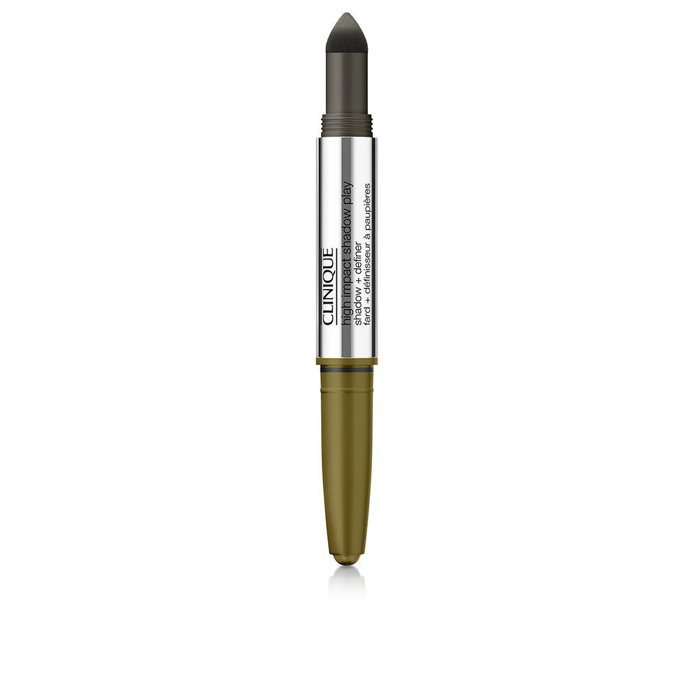 Dual-ended eye shadow stick, cream satin and powder tip, 4 ml, mixed green duo
