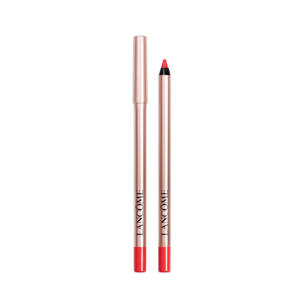 Matte cream lip liner pencil, waterproof, red–orange shade, 1 unit